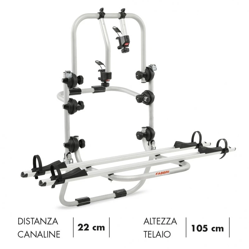 Portabici Fabbri Posteriore BICI OK ELETTROBIKE VAN Per 2 Ebike 1 Portabici Fabbri Posteriore BICI OK ELETTROBIKE VAN Per 2 Ebike