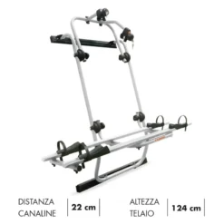 Portabici Posteriore Fabbri BICI OK MTB VAN2 Crafter Sprinter Silver