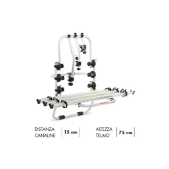Portabici Posteriore Fabbri BICI OK Per 3 Bici